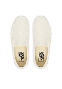 Vans Tenisówki Classic Slip-On VN000D6YC131 Kremowy. Zapięcie: bez zapięcia. Kolor: kremowy. Materiał: materiał #7