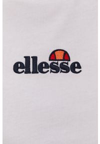 Ellesse T-shirt damski kolor biały SGB06838-Black. Kolor: biały. Materiał: dzianina. Wzór: aplikacja #4