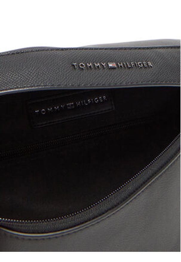 TOMMY HILFIGER - Tommy Hilfiger Saszetka nerka Th Corp Bumbag AM0AM13226 Czarny. Kolor: czarny. Materiał: skóra