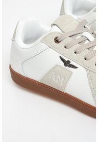 Aeronautica Militare - Sneakersy męskie skórzane AERONAUTICA MILITARE. Materiał: skóra #4
