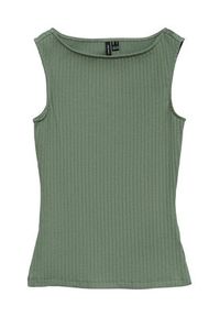 Vero Moda Top Ruby 10342997 Zielony Slim Fit. Kolor: zielony. Materiał: bawełna #5