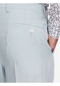 Karl Lagerfeld - KARL LAGERFELD Garnitur 105200 532039 Błękitny Regular Fit. Kolor: niebieski. Materiał: wełna #6