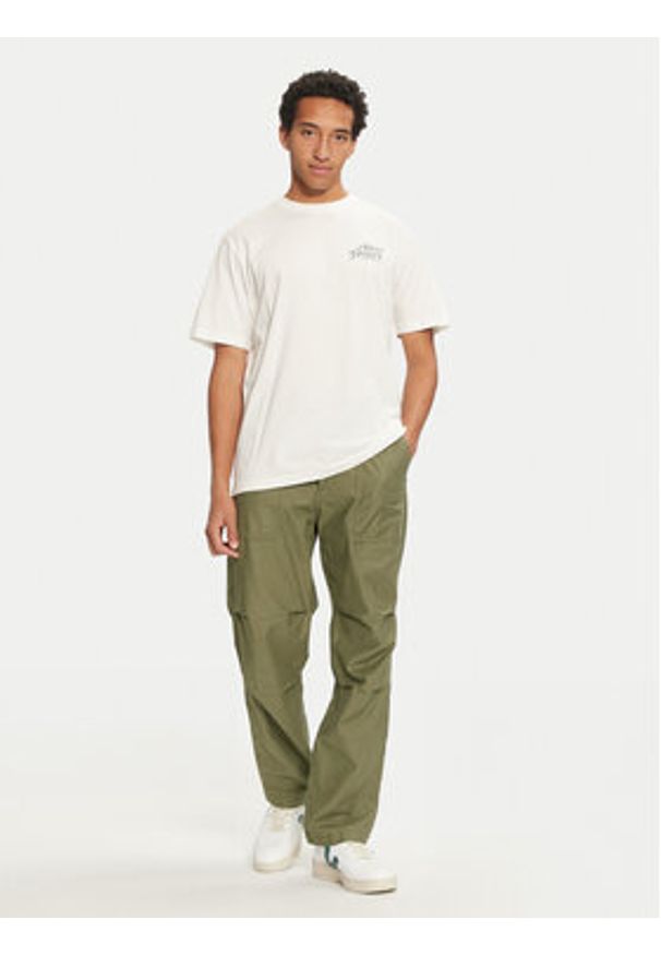 Only & Sons T-Shirt Bowen 22032071 Biały Relaxed Fit. Kolor: biały. Materiał: bawełna