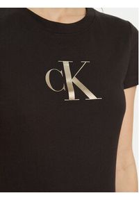 Calvin Klein Jeans T-Shirt Gradient J20J224982 Czarny Slim Fit. Kolor: czarny. Materiał: bawełna. Wzór: gradientowy #3