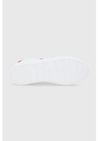 Superdry Buty kolor biały. Nosek buta: okrągły. Zapięcie: sznurówki. Kolor: biały. Materiał: guma #3