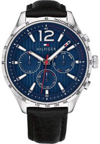 TOMMY HILFIGER - Zegarek Tommy Hilfiger Zegarek Męski Tommy Hilfiger 1791468 Niebieska tarcza. Kolor: niebieski #1