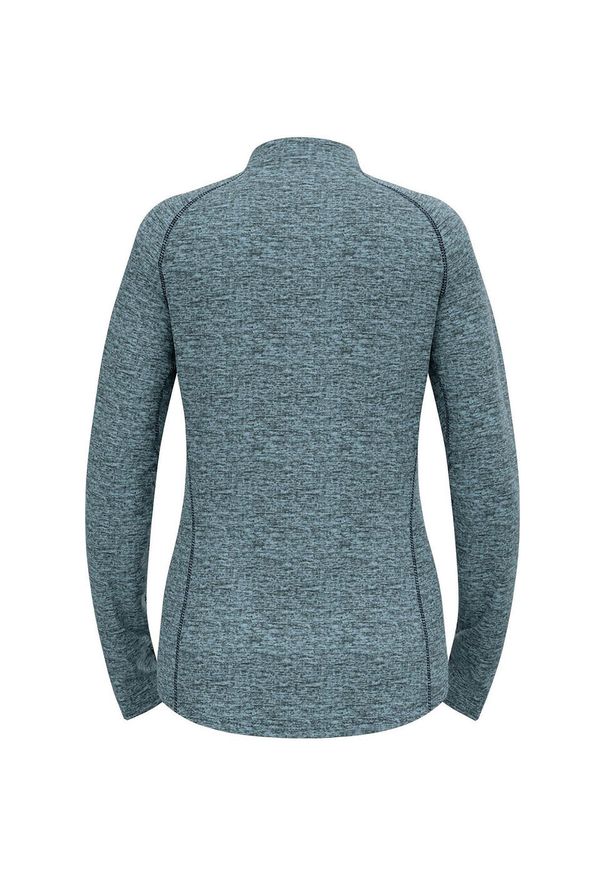 Odlo - Bluza techniczna damska ODLO Tencia Mid Layer 1/2 zip. Kolor: wielokolorowy, niebieski, szary