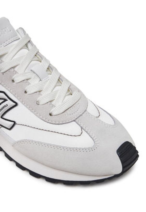 Karl Lagerfeld - KARL LAGERFELD Sneakersy Kairo KL51124 Biały. Kolor: biały. Materiał: materiał