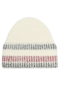 TOMMY HILFIGER - Tommy Hilfiger Czapka Th Varsity Ski AW0AW16636 Écru. Kolor: kremowy. Materiał: materiał #6