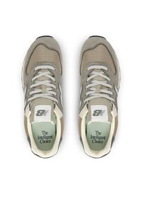 New Balance Sneakersy U574SNV M Szary. Kolor: szary. Materiał: nubuk, skóra. Model: New Balance 574 #5