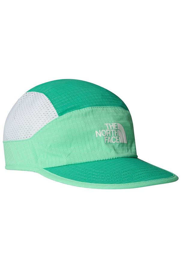 Czapka unisex The North Face LT Run 0A876JD4L1 - zielona. Kolor: zielony. Materiał: poliester, materiał. Styl: klasyczny, sportowy