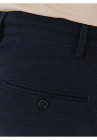 Pako Lorente - PAKO LORENTE – Męskie spodnie w kolorze granatowym w kratę. Kolor: niebieski #6