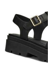 Geox Sandały D Adacter S D55YVB 00043 C9999 Czarny. Kolor: czarny. Materiał: skóra