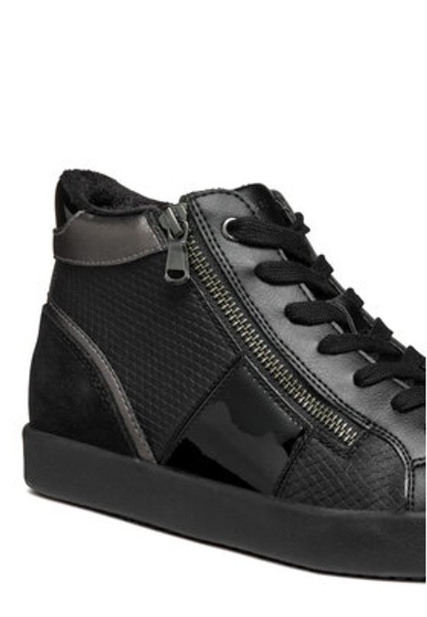 Geox Sneakersy D Blomiee D466HF 00422 C9997 Czarny. Kolor: czarny. Materiał: skóra