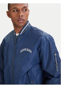 Calvin Klein Jeans Kurtka bomber LV04RF510G Niebieski Regular Fit. Kolor: niebieski. Materiał: syntetyk #2