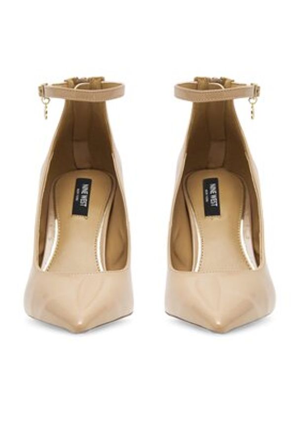 Nine West Szpilki SJ1489 Beżowy. Kolor: beżowy. Materiał: skóra. Obcas: na szpilce