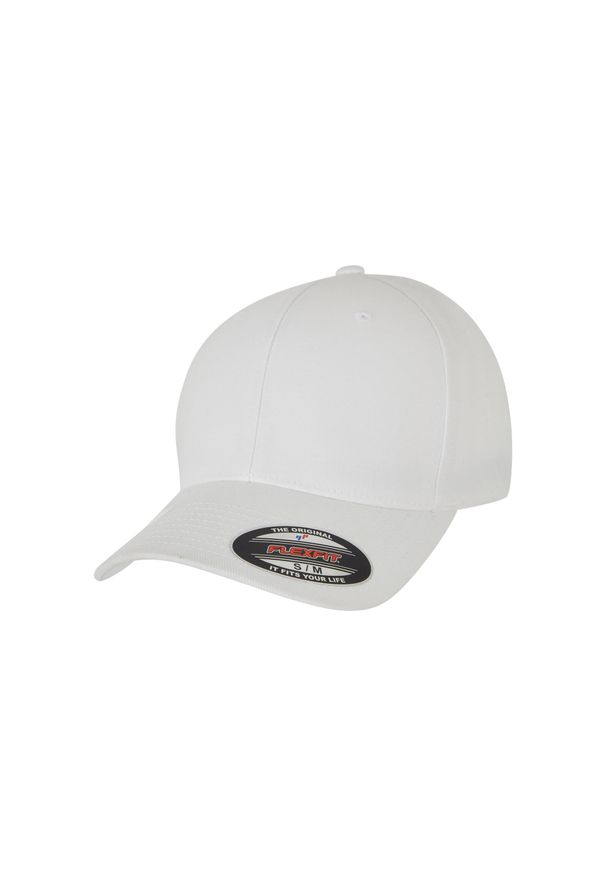 FLEXFIT - Czapka Flexfit Wooly Comped Waterrepellent. Kolor: biały