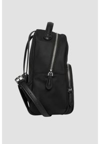 Karl Lagerfeld - KARL LAGERFELD Czarny mały plecak damski Ikon Nylon. Kolor: czarny. Materiał: nylon. Wzór: aplikacja. Styl: casual, elegancki #5
