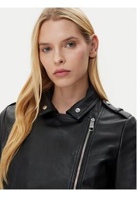 BOSS Kurtka skórzana C_Sameli 50510964 Czarny Regular Fit. Kolor: czarny. Materiał: skóra #5
