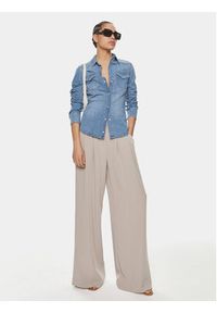 Liu Jo Koszula jeansowa Camicia M/L Cover UXX046 D4051 Niebieski Slim Fit. Kolor: niebieski. Materiał: bawełna #4
