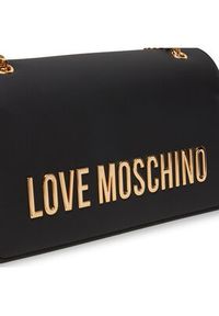 Love Moschino - LOVE MOSCHINO Torebka JC4192PP1LKD0000 Czarny. Kolor: czarny. Materiał: skórzane #6