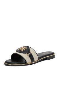 Nine West Klapki CEO-6165-32 Czarny. Kolor: czarny. Materiał: materiał #7
