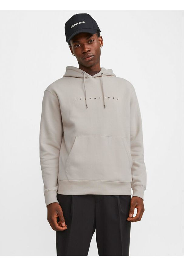Jack & Jones Bluza Star 12233972 Beżowy Relaxed Fit. Kolor: beżowy. Materiał: bawełna, syntetyk