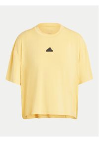 Adidas - adidas T-Shirt City Escape IS0664 Żółty Loose Fit. Kolor: żółty #2