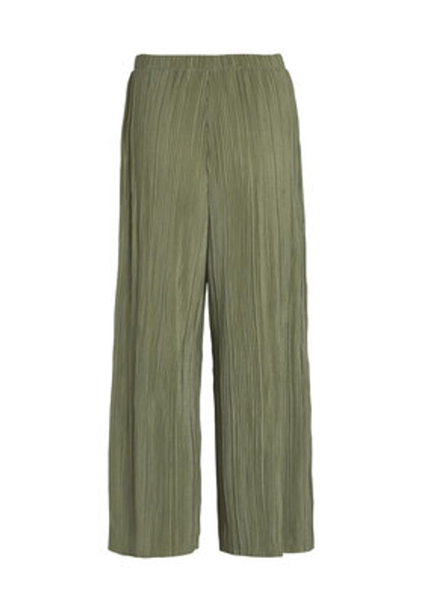 Vila Kuloty Plisa 14096324 Zielony Regular Fit. Kolor: zielony. Materiał: syntetyk