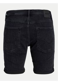 Jack & Jones - Jack&Jones Szorty jeansowe Jjirick 12250177 Czarny Regular Fit. Kolor: czarny. Materiał: bawełna #3