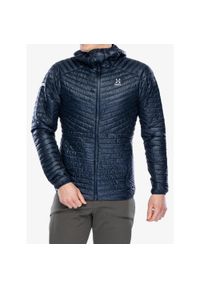 Haglöfs - Kurtka ocieplana męska Haglofs L.I.M. Mimic Hood. Kolor: niebieski. Sport: turystyka piesza