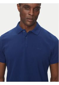 s.Oliver Polo 2138262 Niebieski Regular Fit. Typ kołnierza: polo. Kolor: niebieski. Materiał: bawełna #5