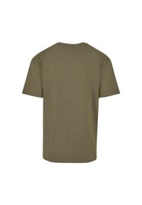 BUILD YOUR BRAND - Ponadwymiarowa Koszulka Dla Dorosłych Unisex Heavyweight. Kolor: zielony