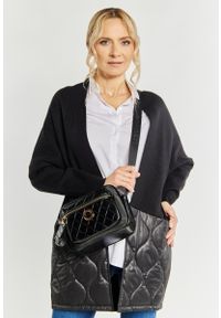 Inna - Torebka damska Monnari listonoszka pękata czarna BAG4500. Kolor: czarny. Materiał: skórzane, pikowane. Styl: elegancki #8