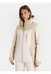 Guess Kurtka narciarska W5BL77 W3272 Beżowy Regular Fit. Kolor: beżowy. Materiał: syntetyk. Sport: narciarstwo