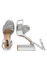 Nine West Sandały WFA2736-1 Srebrny. Kolor: srebrny. Materiał: syntetyk #3