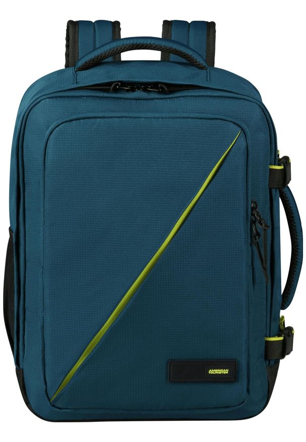 AMERICAN TOURISTER - Plecak American Tourister Air Take2Cabin S/M do WIZZ niebieski. Kolor: niebieski. Materiał: materiał. Styl: biznesowy, casual