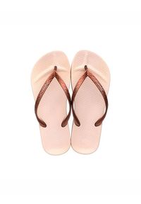 Japonki plażowe damskie Ipanema Anat Tan. Okazja: na plażę. Kolor: brązowy, wielokolorowy, beżowy. Styl: sportowy