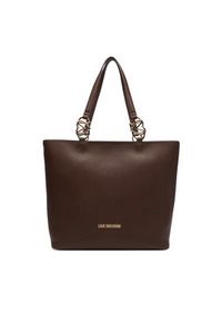 Love Moschino - LOVE MOSCHINO Torebka JC4005PP1PLB0300 Brązowy. Kolor: brązowy. Materiał: skórzane #4