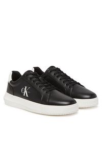 Calvin Klein Jeans Sneakersy Chunky Cupsole Mono YM0YM01317 Czarny. Kolor: czarny. Materiał: skóra