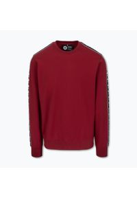 PITBULL - Bluza męska Pitbull Tape Nugget Crewneck Sweatshirt. Kolor: czerwony