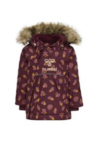 Kurtka przeciwdeszczowa z kapturem dla dziewczynki Hummel Jessie Tex. Typ kołnierza: kaptur. Kolor: czerwony
