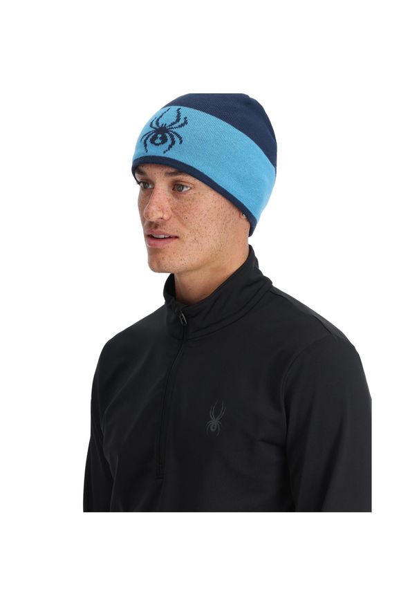 Czapka zimowa Spyder Shelby. Kolor: niebieski. Sezon: zima. Styl: sportowy