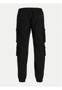 Jack & Jones - Jack&Jones Joggery Bill 12260915 Czarny Regular Fit. Kolor: czarny. Materiał: bawełna #5