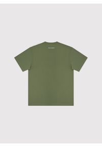 Pako Lorente - PAKO LORENTE – Zielony t-shirt oversize. Okazja: na co dzień. Kolor: zielony, oliwkowy. Materiał: bawełna. Styl: casual #3