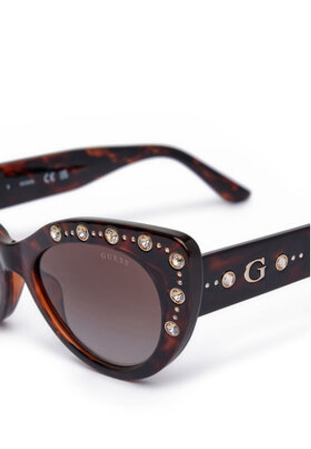 Guess Okulary przeciwsłoneczne GU00163 Brązowy. Kolor: brązowy