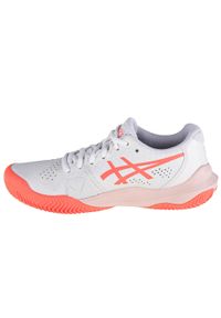 Asics - Buty do tenisa damskie, ASICS Gel-Challenger 14 Clay. Zapięcie: sznurówki. Kolor: biały, pomarańczowy, żółty, wielokolorowy. Materiał: guma, syntetyk, materiał. Szerokość cholewki: normalna. Sport: tenis #2