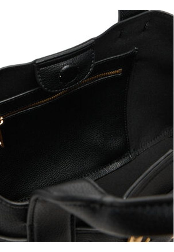Calvin Klein Torebka LV04F3295G Czarny. Kolor: czarny. Materiał: skórzane