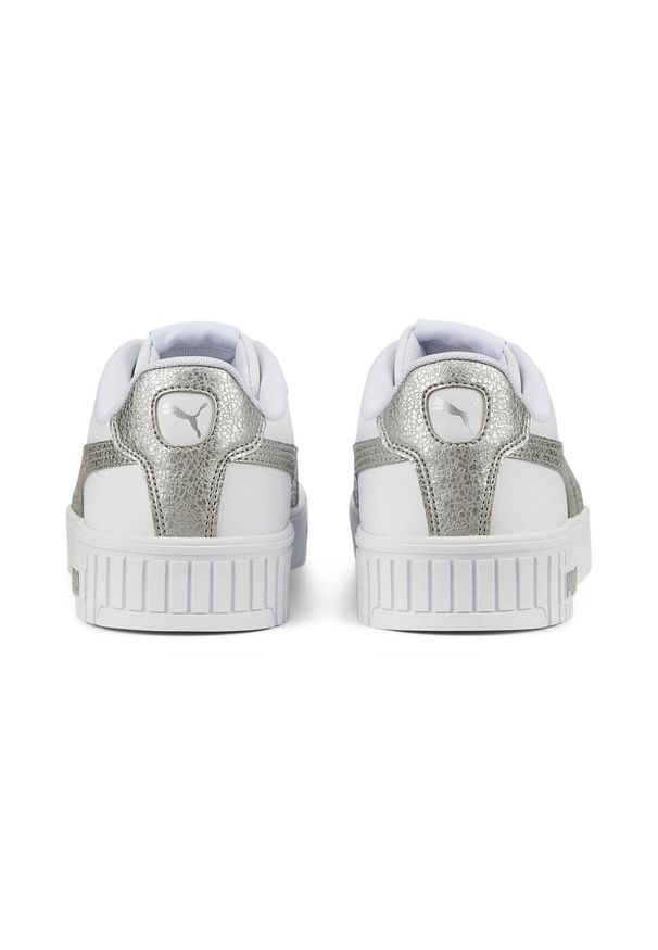 Trenerzy damscy Puma Carina 2.0 Distressed. Kolor: szary, biały, wielokolorowy. Sport: turystyka piesza