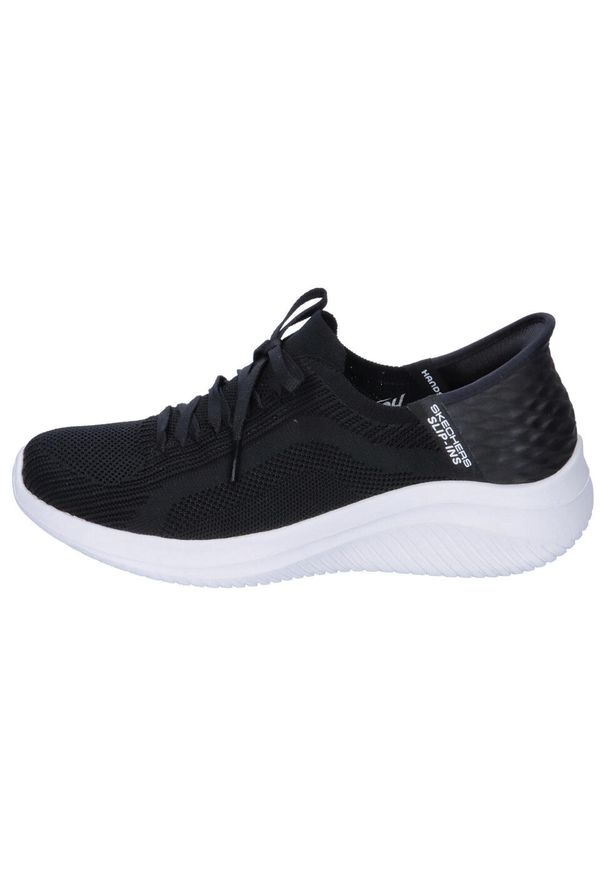 skechers - Buty do chodzenia damskie, Skechers Ultra Flex 3.0 Brilliant. Zapięcie: bez zapięcia. Kolor: czarny. Materiał: tkanina. Model: Skechers Sport. Sport: turystyka piesza